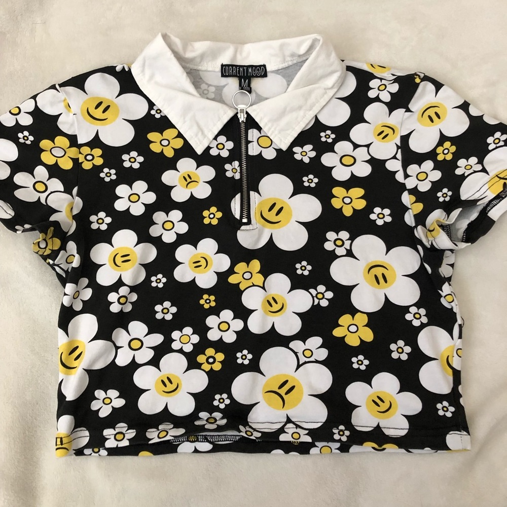 Daisy crop top
